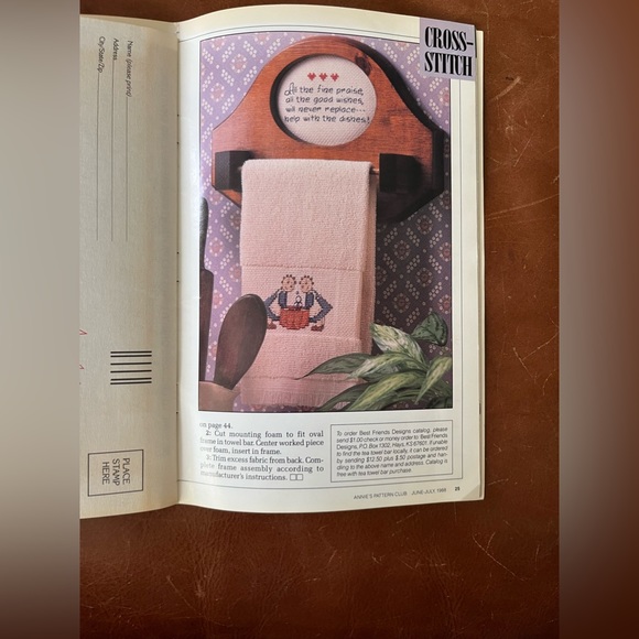 ANNIES PATTERN CLUB July 1998 Machine Knit Cross-Stitch Smocking Crochet Sewing - Picture 11 of 16